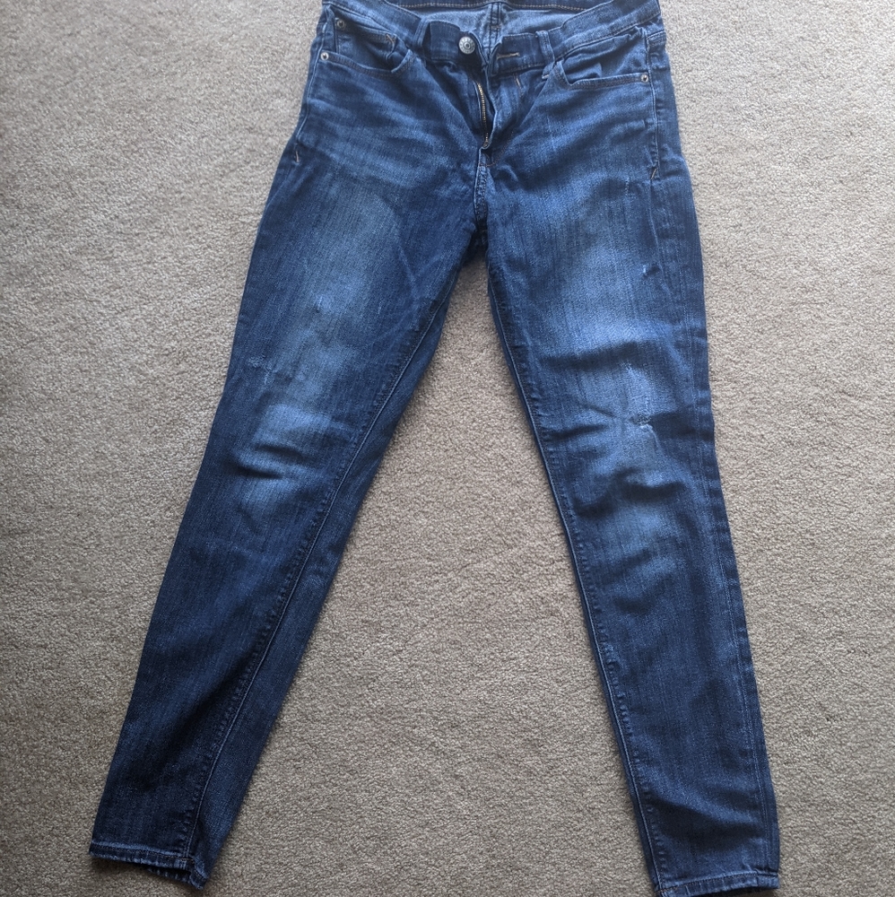 EUC Express Mid Rise Leggings sz 8R